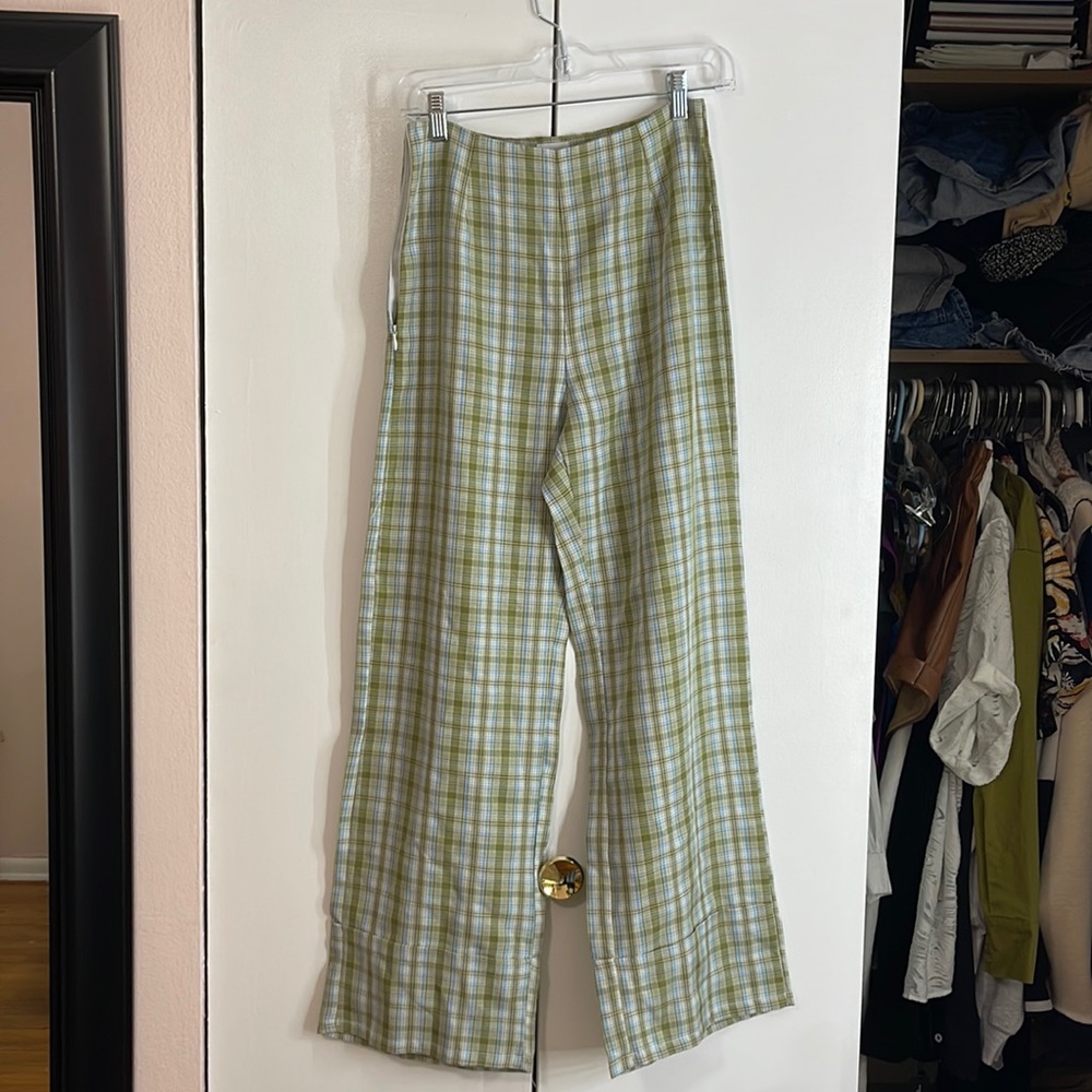 PRINCESS POLLY plaid pant US4